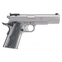 Pistolet Ruger SR1911 .10 MM AUTO TARGET 5" 8+ 1 coups Couleur Stainless steel Visée réglable Bomar