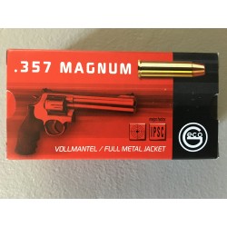 Cartouches Geco .357 Magnum FMJ 158gr - boite de 50