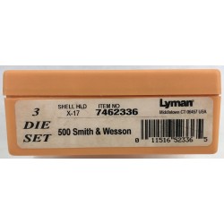 Jeux d'outils Lyman 3 Die set .500 Smith&Wesson