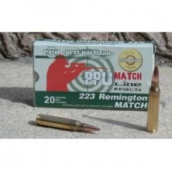 Cartouches PARTIZAN CAL. .223 Rem 75-GRS HPBT MATCH