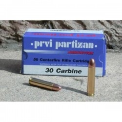 Cartouches PARTIZAN CAL. .30 M1 110-GRS FMJ RN