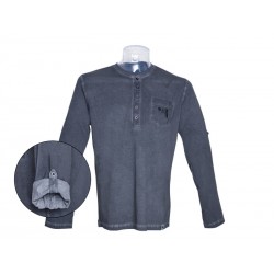 T-shirt Henley manches longues Homme - Glock