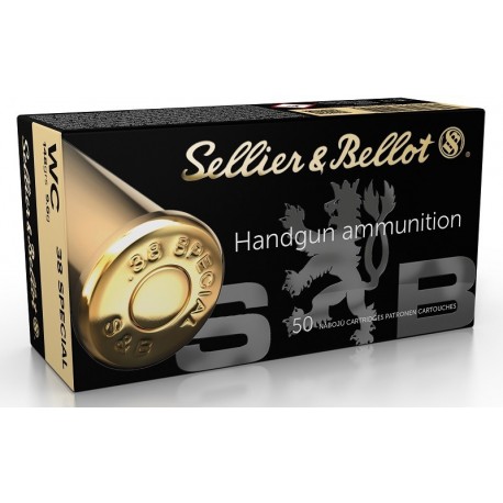 Sellier & Bellot - Cal. 38 Special WAD CUT. - 148gr - boite de 50