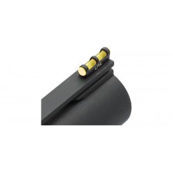 Guidon fibre optique jaune pour fusil - diamètre filetage 2.6mm - LPA