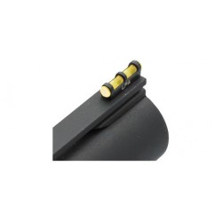 Guidon fibre optique jaune pour fusil - diamètre filetage 3mm - LPA