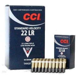 Cartouches CCI 22LR Standard boite de 50