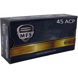 Cartouches MFS cal 45ACP 230GR FMJ 14.9G BTE 50